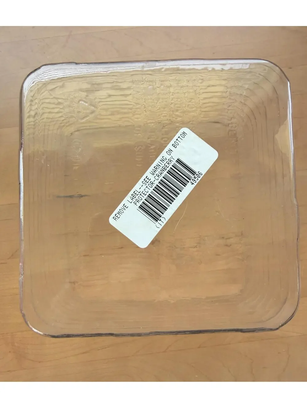 Longaberger Cranberry Basket Clear Plastic Protector #48506 7